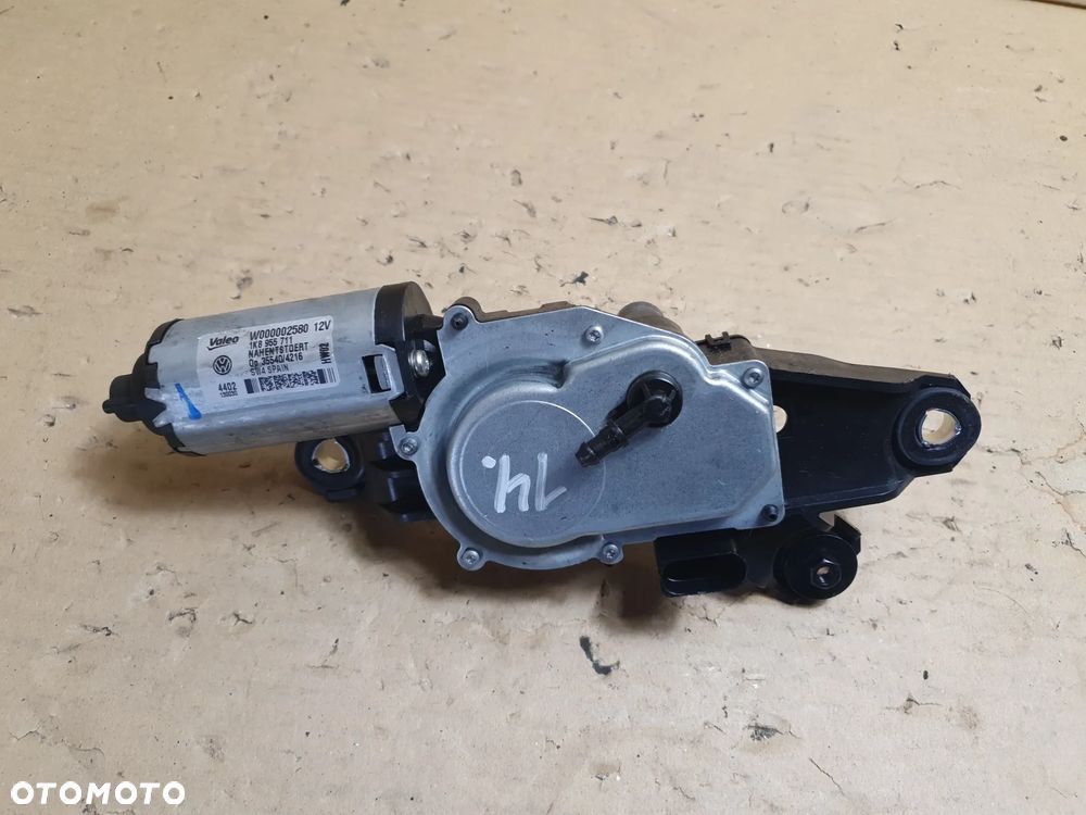 VOLKSWAGEN SCIROCCO 08-14 SILNICZEK WYCIERACZKI TYŁ TYLNEJ VALEO 1K8955711 - 1