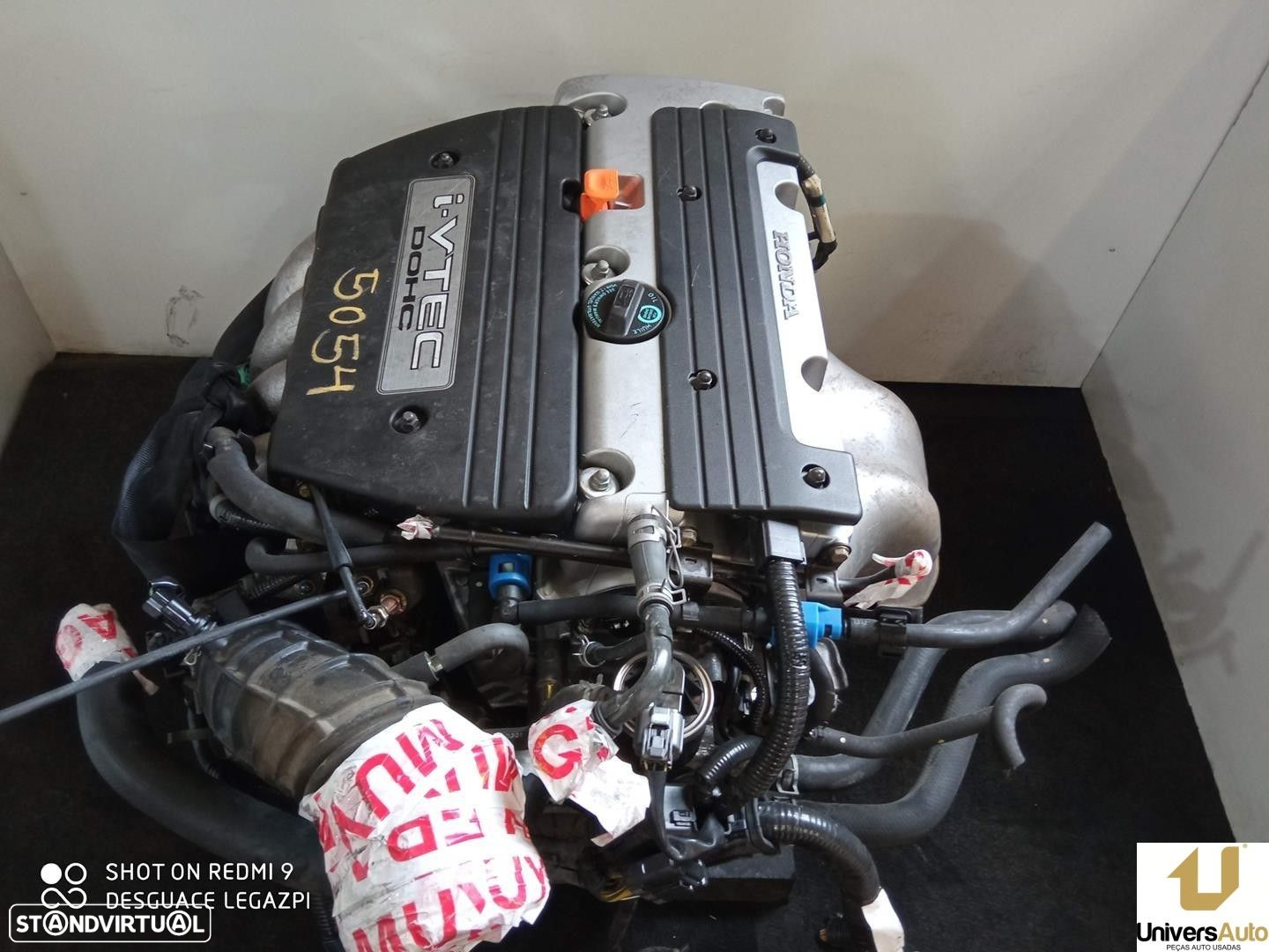 MOTOR COMPLETO HONDA ACCORD VII 2003 -K20A6 - 2