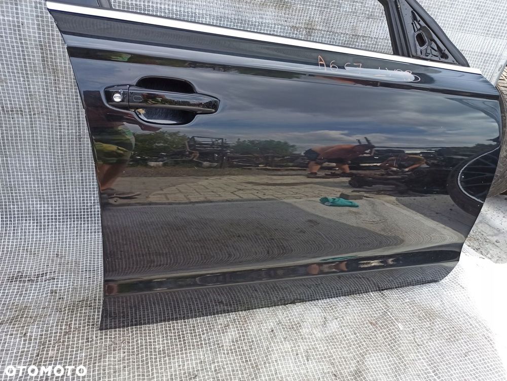AUDI A6 C7 4G0 DRZWI PRAWE PRZEDNIE PRZÓD LY9B KOMPLETNE W KOLOR CZARNE - 3