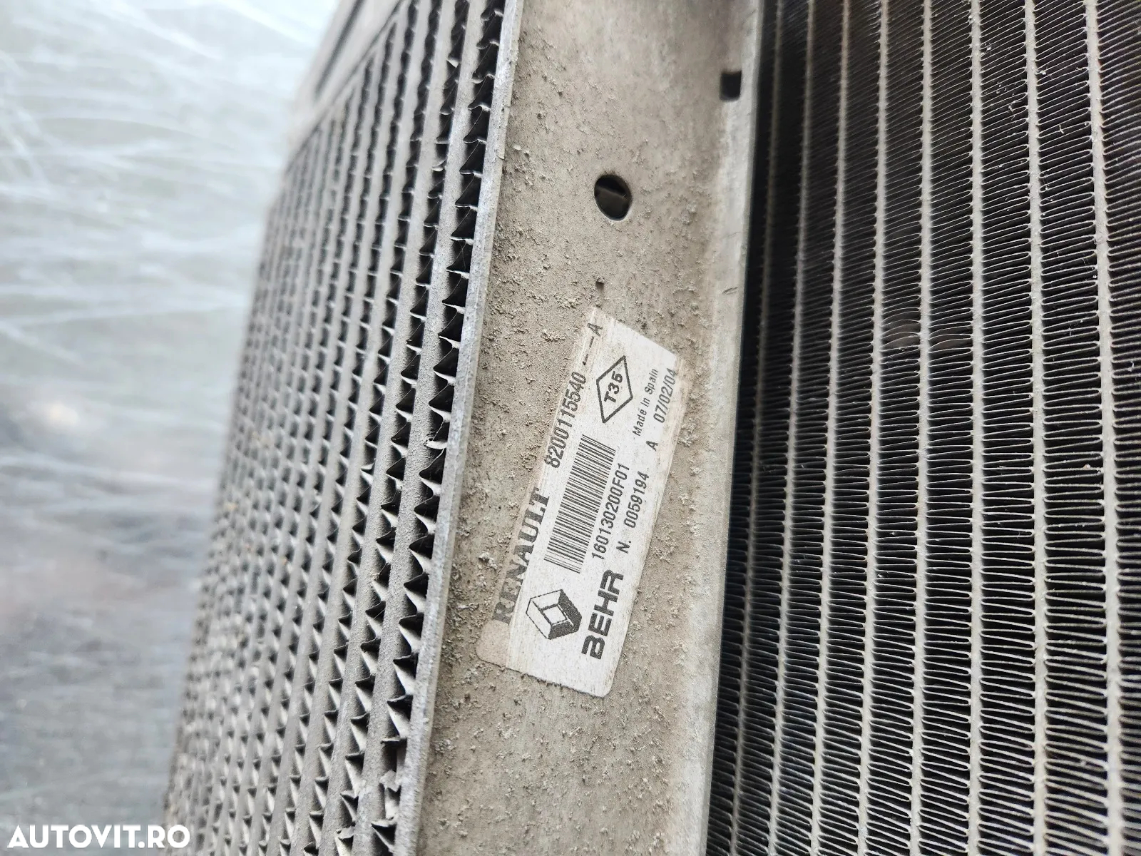 Grup Radiatoare Radiator Apa Clima Intercooler Termocupla Electroventilator Renault Megane 2 1.5 Dc - 6