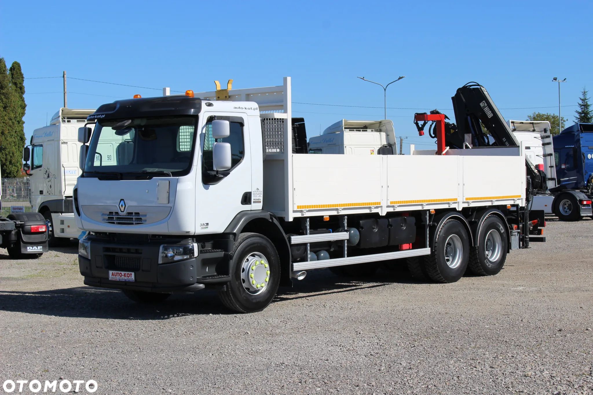 Renault PREMIUM 380 *EEV*/6X4/HDS HIAB XS 166/Pilot /**SERWIS**/ IDEALNY STAN / - 1