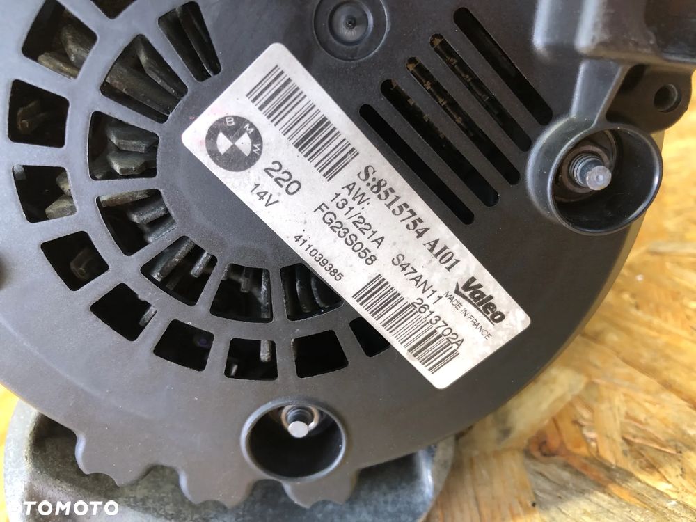 ALTERNATOR BMW X5 F15 E70 X6 F16 F10 F11 F35 F30 3.0D 3.5D N57 220A 8515754 - 3