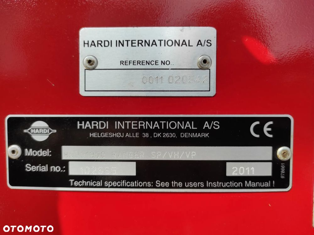 Hardi Opryskiwacz Hardi Ranger 2500 - 13