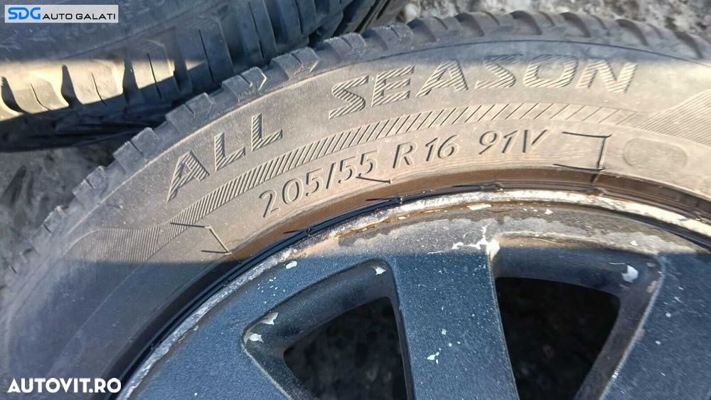 Set 4 Jante Roti Aliaj 205 55 16 R16 ET45 Volkswagen Golf 5 2004 - 2008 [M9582] - 7