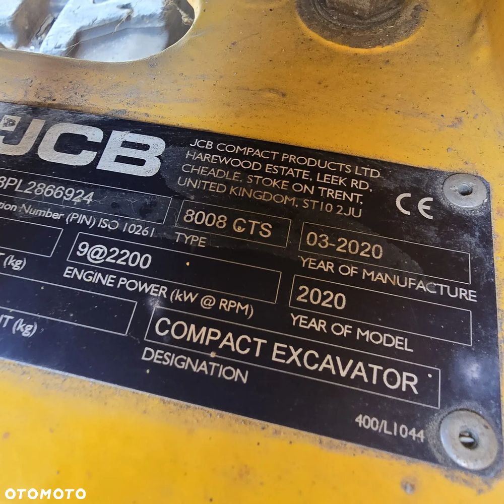 JCB 8008 - 9