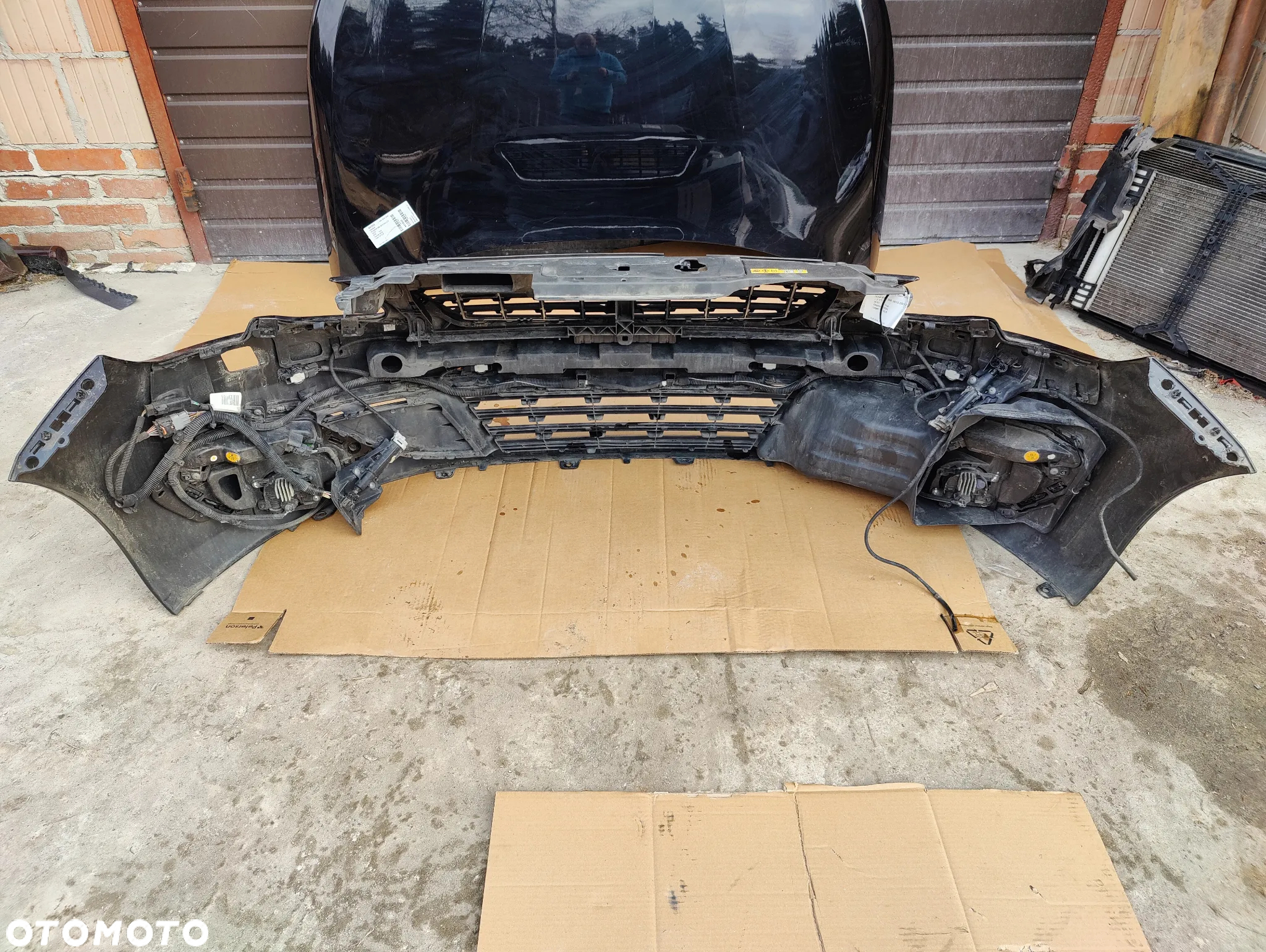 PEUGEOT 308 GT LINE PRZÓD KOMPLETNY MASKA ZDERZAK PAS CHŁODNICE LAMPY BŁOTNIKI KTV - 7