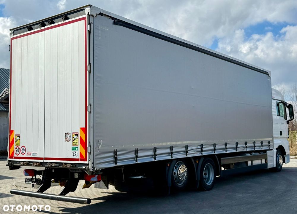 MAN TGX 26.460 / FIRANKA / 23 EUROPALETY / 6x2 / ZSUWANY DACH / PODNOSZONA OŚ / 2019 ROK / SYPIALKA / AUTOMAT / EURO 6 / 12 870 KG ŁADOWNOŚCI - 4