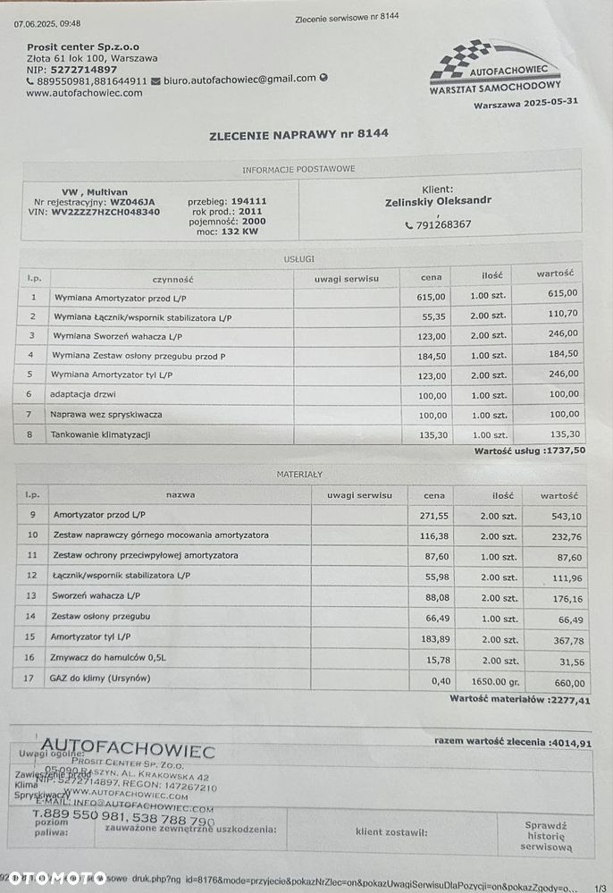Volkswagen Multivan L1 Highline - 15
