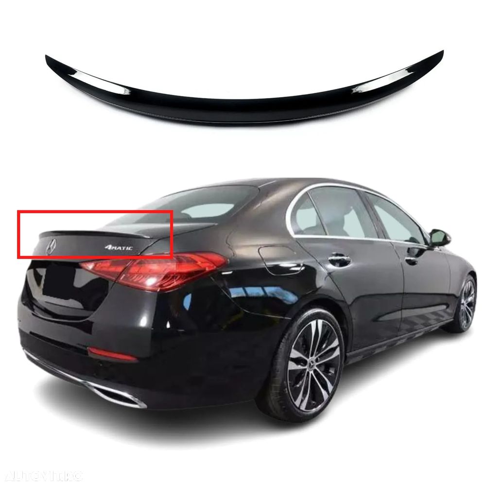 Eleron portbagaj pentru Mercedes C-Klasse W206 2022+ model AMG ta Vopsit profesional negru lucios cod mercedes 040 ⭐️⭐️⭐️⭐️⭐️