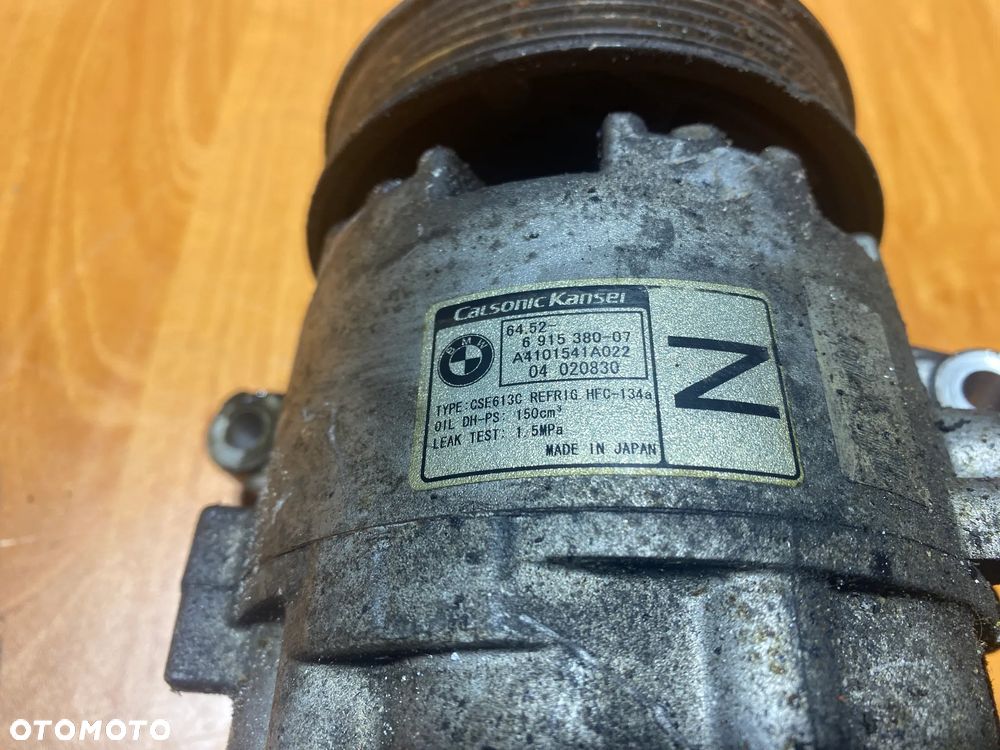 KOMPRESOR SPRĘŻARKA KLIMATYZACJI BMW E87 6915380-07 N - 2