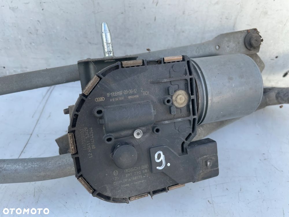 Mechanizm wycieraczek przód Audi A3 8P 8P1955119A 8P1955119E 8P1955023K 8P1955119F - 16