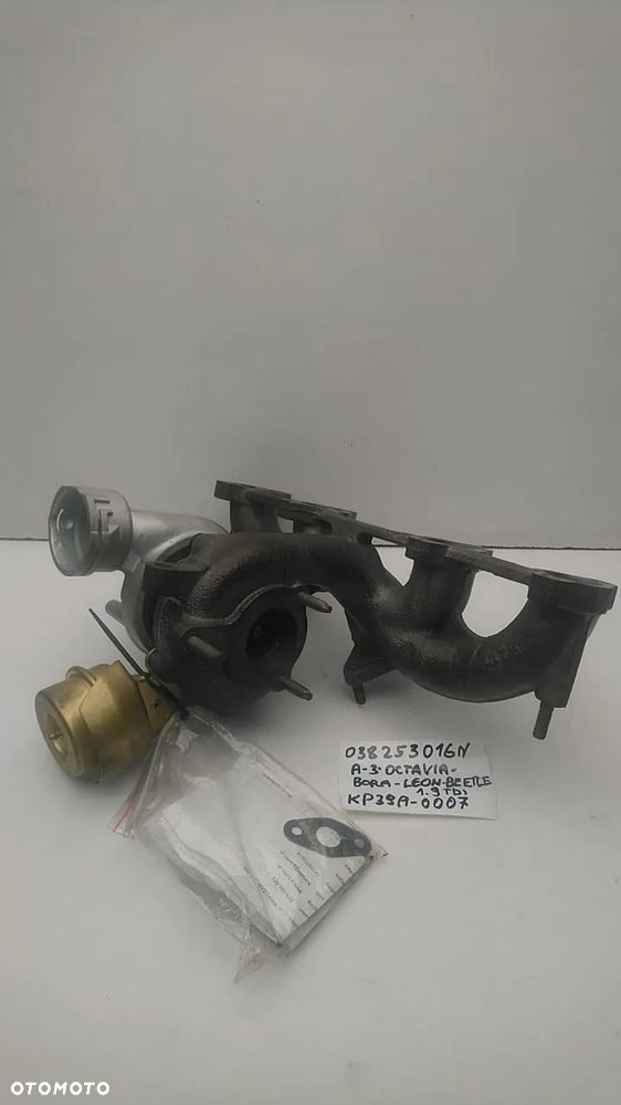 TURBOSPRĘŻARKA 1.9 TDI 100KM 101KM AXR BSW BEW A3 OCTAVIA BORA LEON BEETLE 038253016N - 4