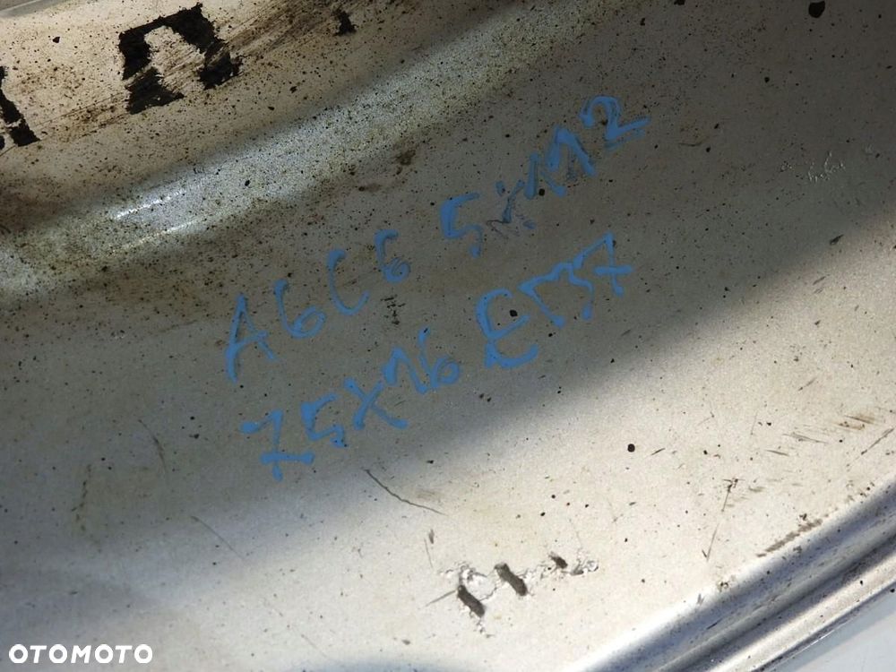 FELGA FELGI ALUMINIOWE 16 5x112 7.5J ET37 AUDI A6 C6 - 2