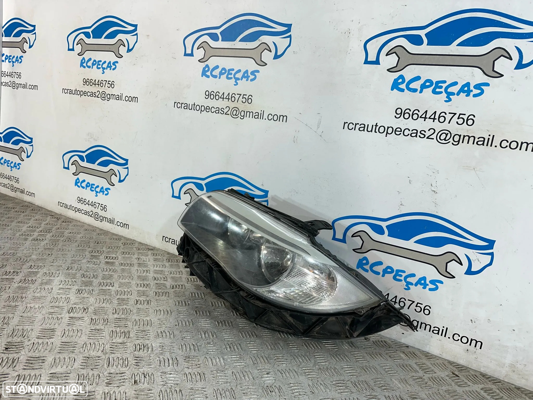 .Conjunto Faróis Oticas Frontais Frente Halogénio Originais LCI BMW E82 Coupe E88 Cabrio 7 263 642 / 7 263 641 - 11