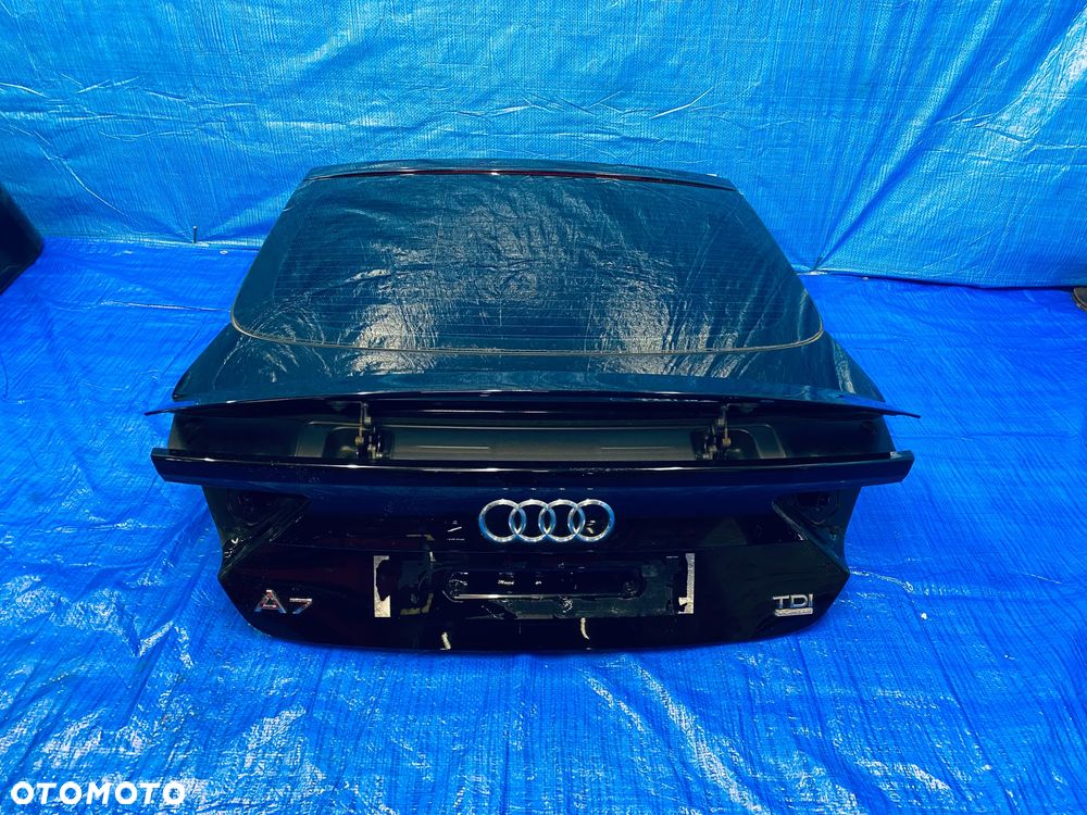 KLAPA TYŁ TYLNA BAGAŻNIKA AUDI A7 C7 4G SPORTBACK 2011- S-LINE ; CZARNA LAKIER LY9B ORYGINAŁ KOMPLETNA - 2