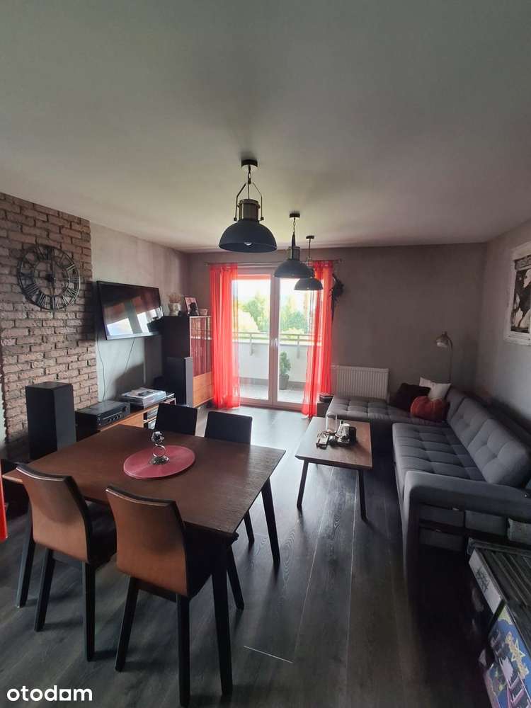 3 pokojowe mieszkanie z dużym balkonem narożnym 55,39 m²