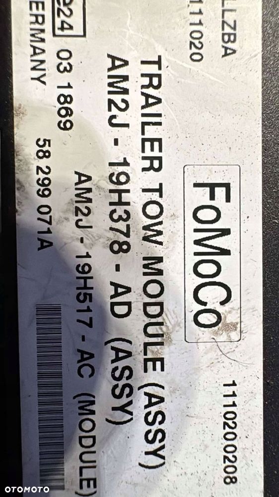 moduł haka ford mondeo mk4 s-max mk1 - 2