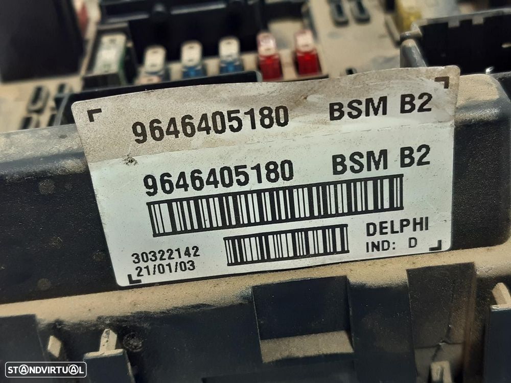 CENTRALINA BSM PEUGEOT 307 2003 -9646405180 - 4