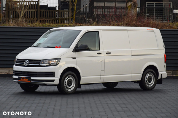 Volkswagen TRANSPORTER T6 LONG / 2.0 TDI 150 KM / AUTOMAT DSG / DOSTAWCZE / BLASZAK / DRZWI PRZESUWNE BOCZNE x2 / KLIMA / WEBASTO / TEMPOMAT / SERWISOWANY / SPROWADZONY