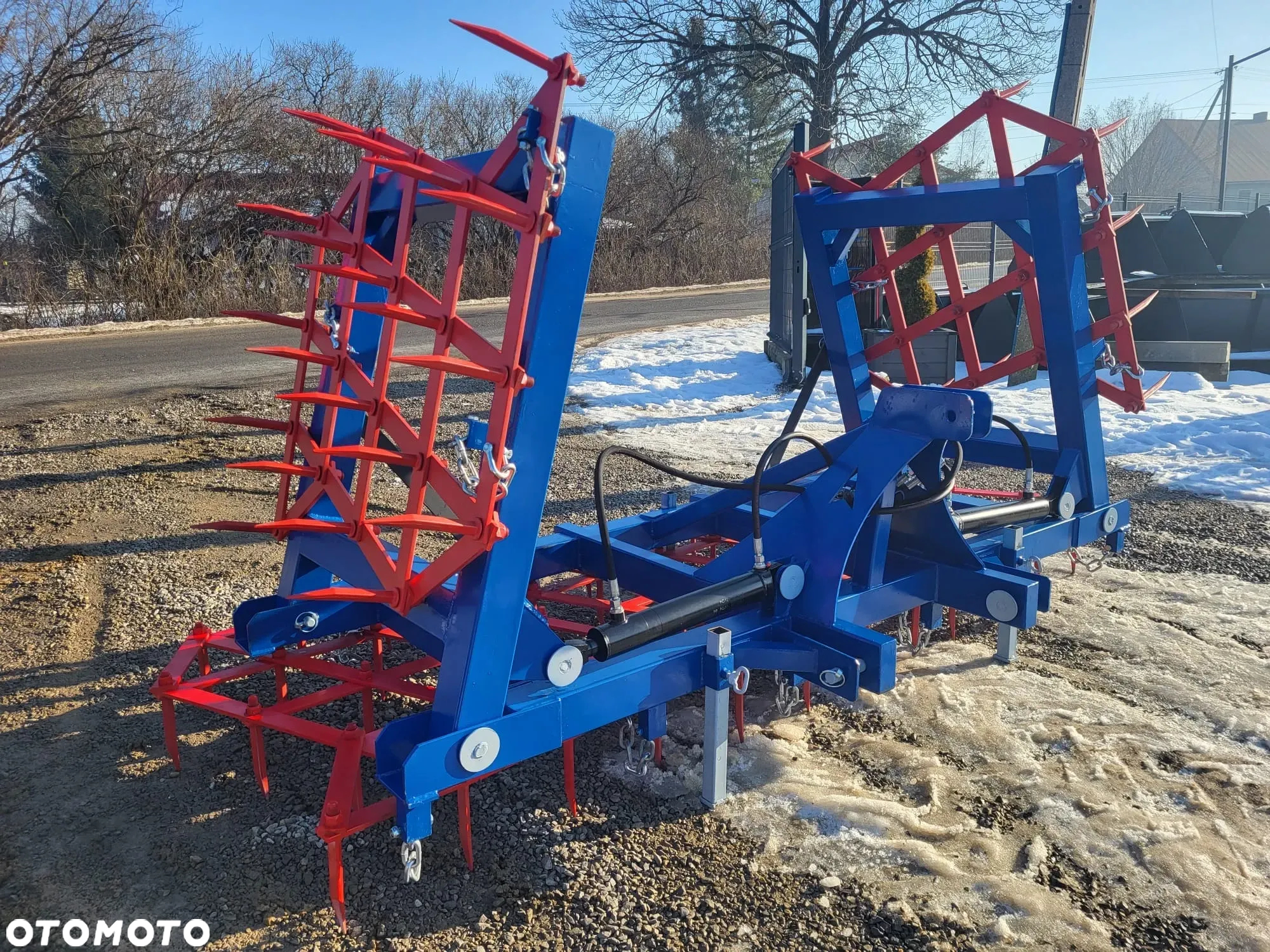 BRONY POLOWE HYDRAULICZNIE składane CIĘŻKIE *5pól *2 siłowniki *20 ząb - 12