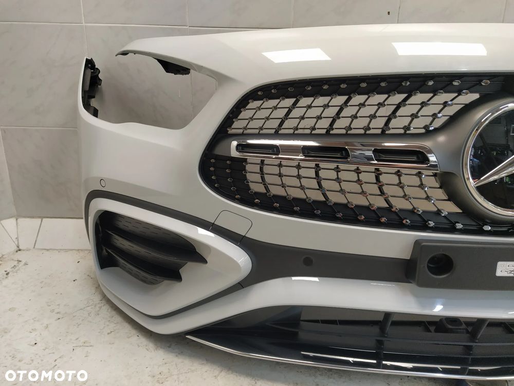 MERCEDES GLA H247 AMG LIFT 23- ZDERZAK PRZÓD PRZEDNI GRILL ZANCZEK GWIAZDA 6XPDC KRATKI ORYGINAŁ - 5