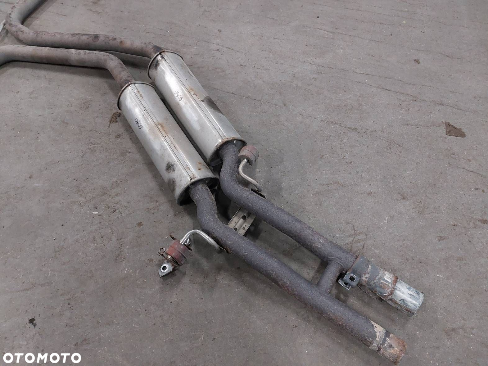 TŁUMIK WYDECH KOŃCOWY + ŚRODKOWY AUDI A6 C6 2.4 V6 4F0253411N - 4