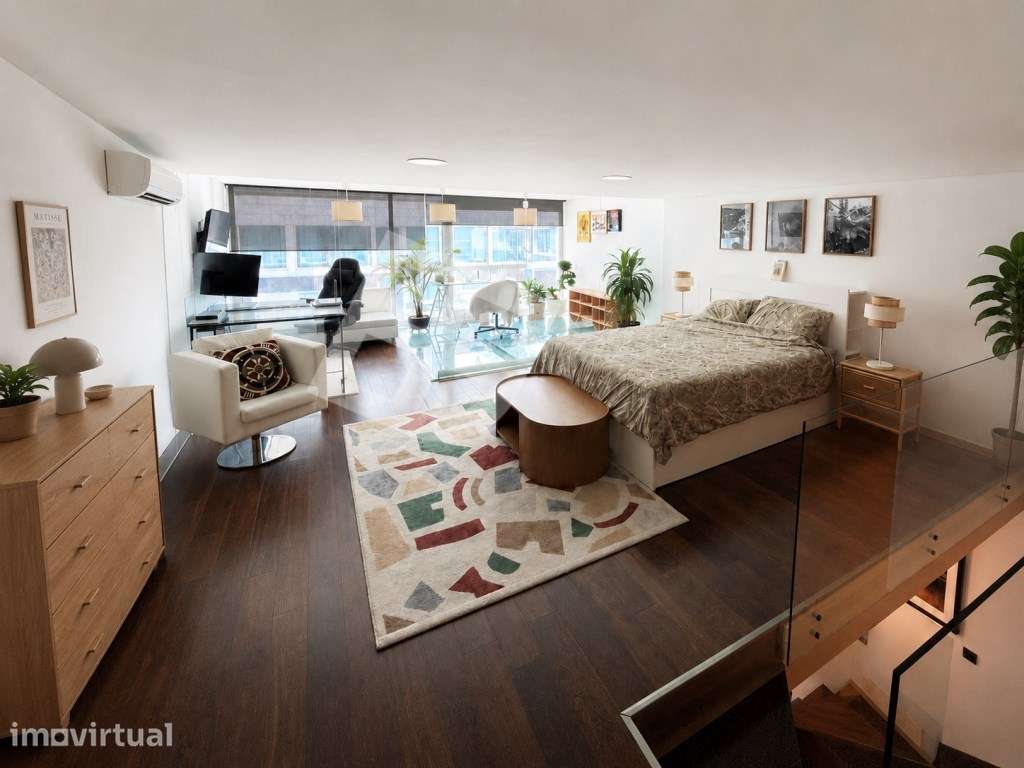 Apartamento T1+1 Dúplex Mobilado- Centro de Aveiro - Grande imagem: 3/10