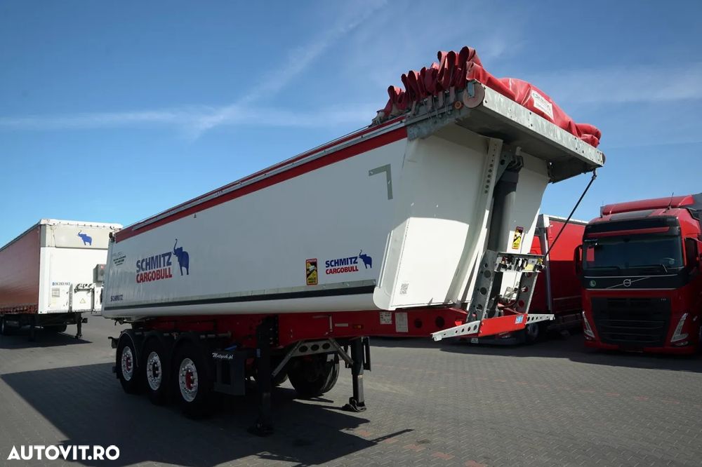 Schmitz Cargobull BASCULATOR SCHMITZ / 27 m3 / ALUMINIU / PUNCT DE RIDICARE / 5.300 KG / JANTE DIN ALIAJ - 7