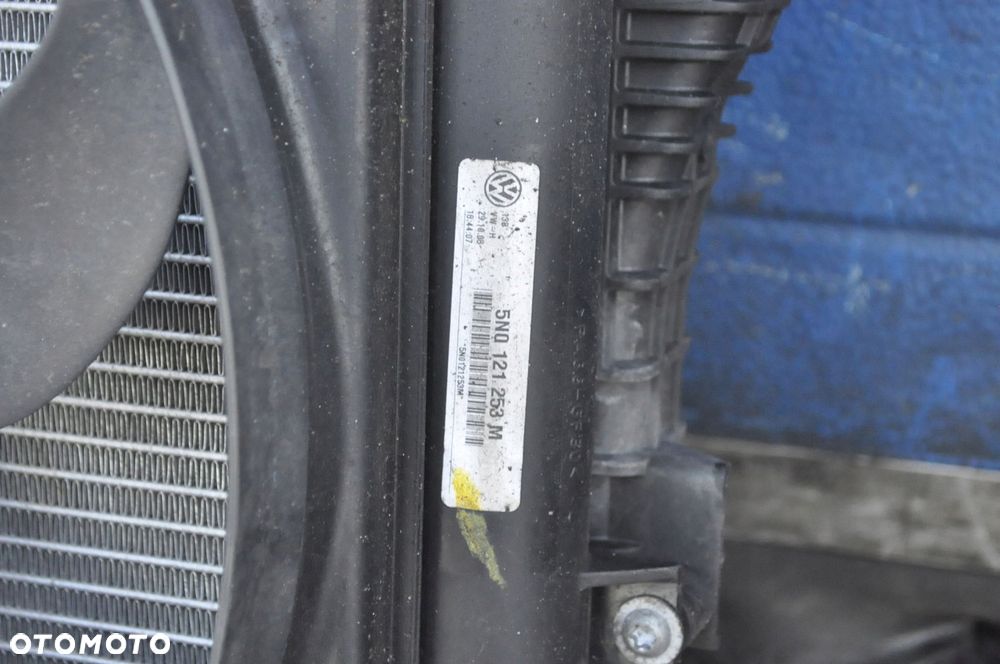 TIGUAN I 2.0 TDI KOMPLET CHŁODNIC WENTYLATOR 5N0121253M 1K0121207BC - 3