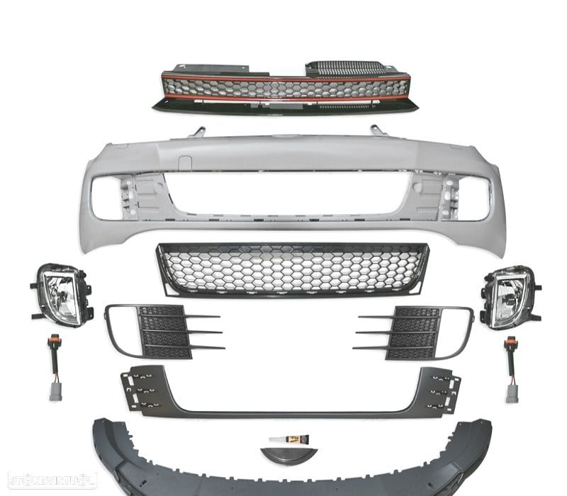 PARA-CHOQUES FRONTAL VOLKSWAGEN VW GOLF 6 08- LOOK GTI SRA - 4