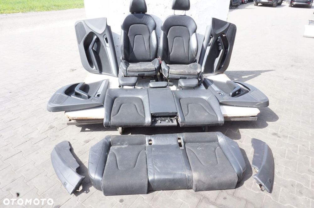 FOTEL SIEDZENIA SKÓRA S-LINE SEDAN AUDI A4 B8 - 1