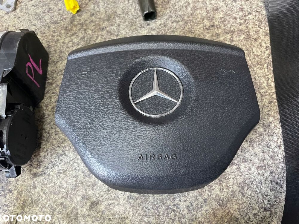 Pasy napinacze poduszka kierowcy pasazera modul AIRBAG Mercedes ML W164 KPL - 4