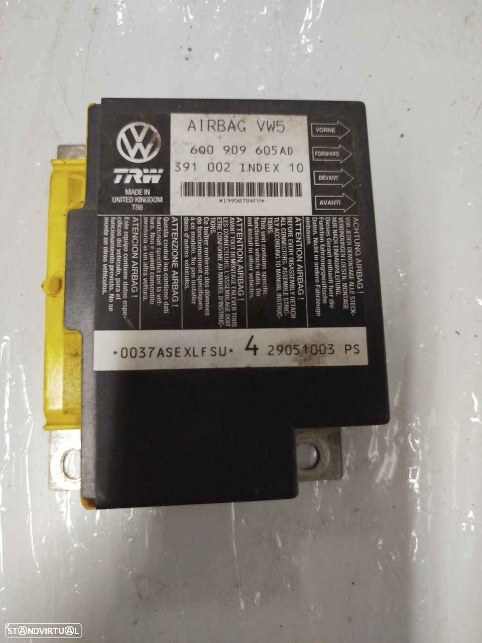 Centralina De Airbags Seat Ibiza Iii (6L1) - 2