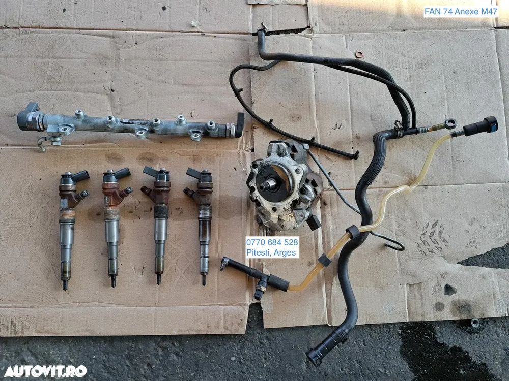 Motor M47 Injector rampa injectoare pompa inalta presiune BMW E87 E46 E60+LCIE83+LCI E53 - 1