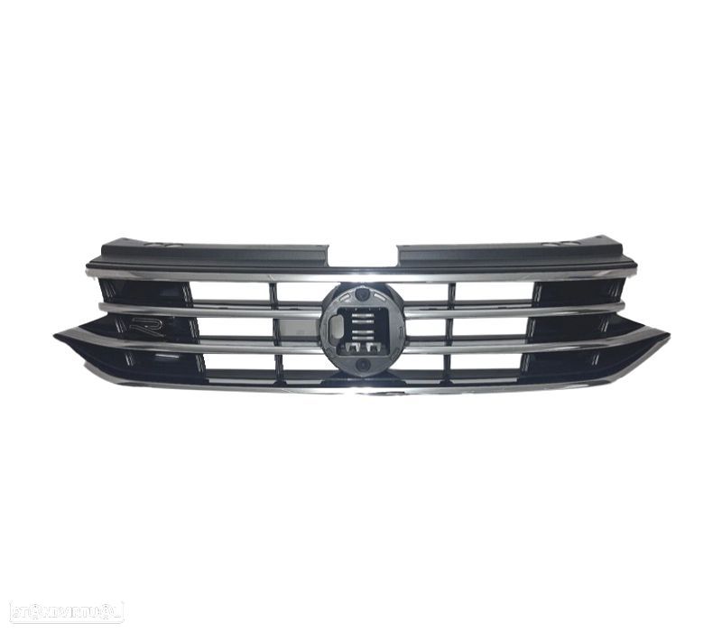 GRELHA VOLKSWAGEN VW TIGUAN 21-24 LOOK R PRETA - 2
