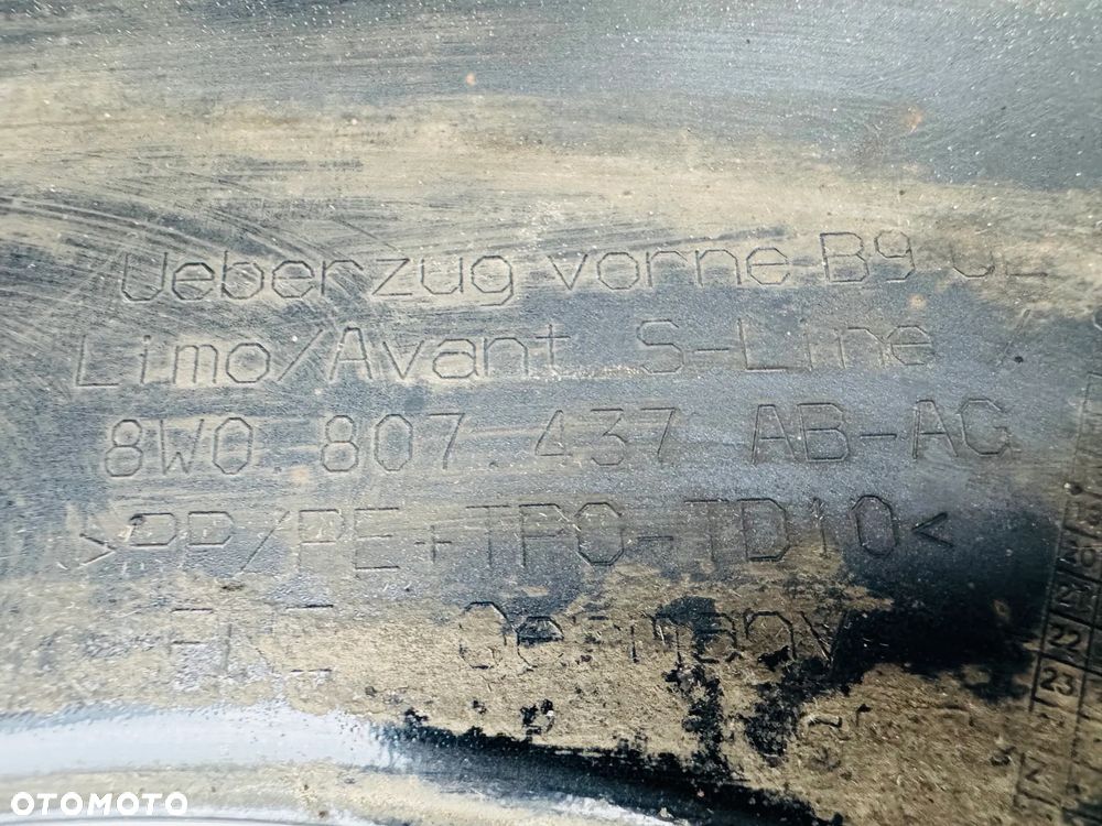 ZDERZAK AUDI A4 B9 8W0 S LINE S4 COMPETITION PRZÓD PRZEDNI - 10