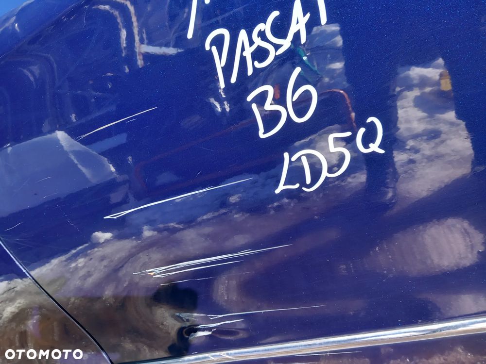 VW PASSAT B6 DRZWI LEWE TYLNE LEWY TYŁ SEDAN KOLOR: LD5Q - 7