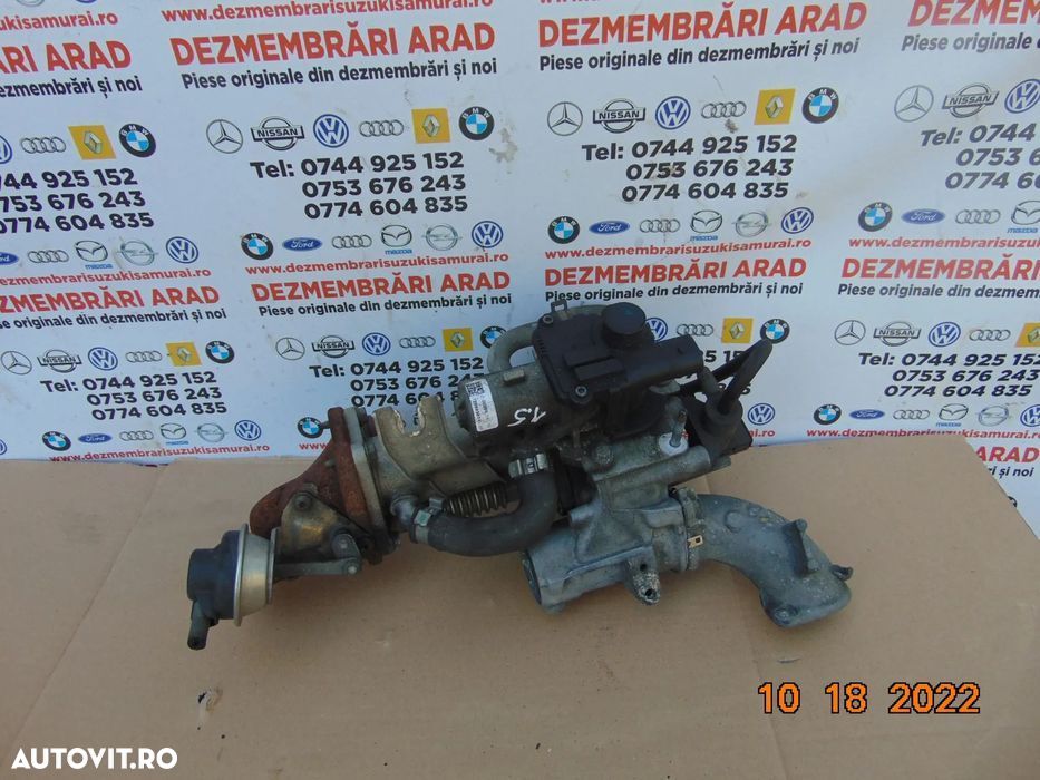 Supapa EGR cu Racitor gaze Nissan qashqai 1.5 euro 5 dacia Duster Rena - 1