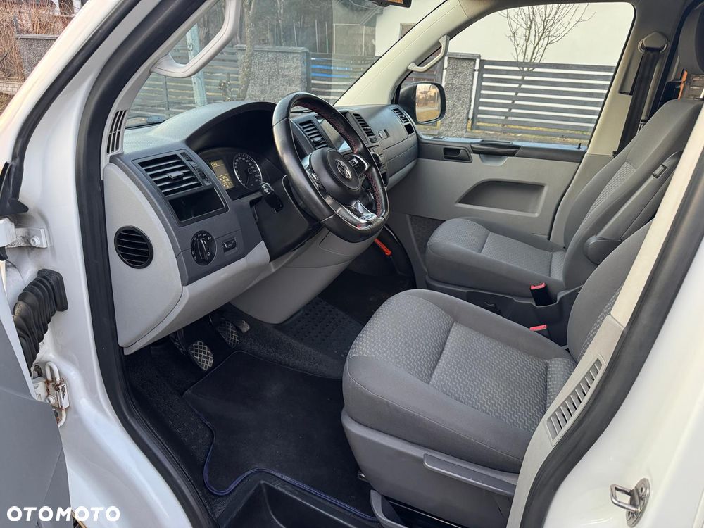 Volkswagen TRANSPORTER T5 L2H1 LIFT DŁUGI Klima Navi Dubel Kabina 6os Brygadówka Hak - 12
