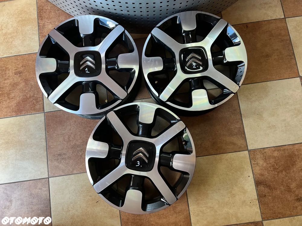 FELGI FELGA ALUMINIOWA ALUFELGA CITROEN 17 6.5 X 17 ET 19 4 X 108 ORYGINAŁ - 1