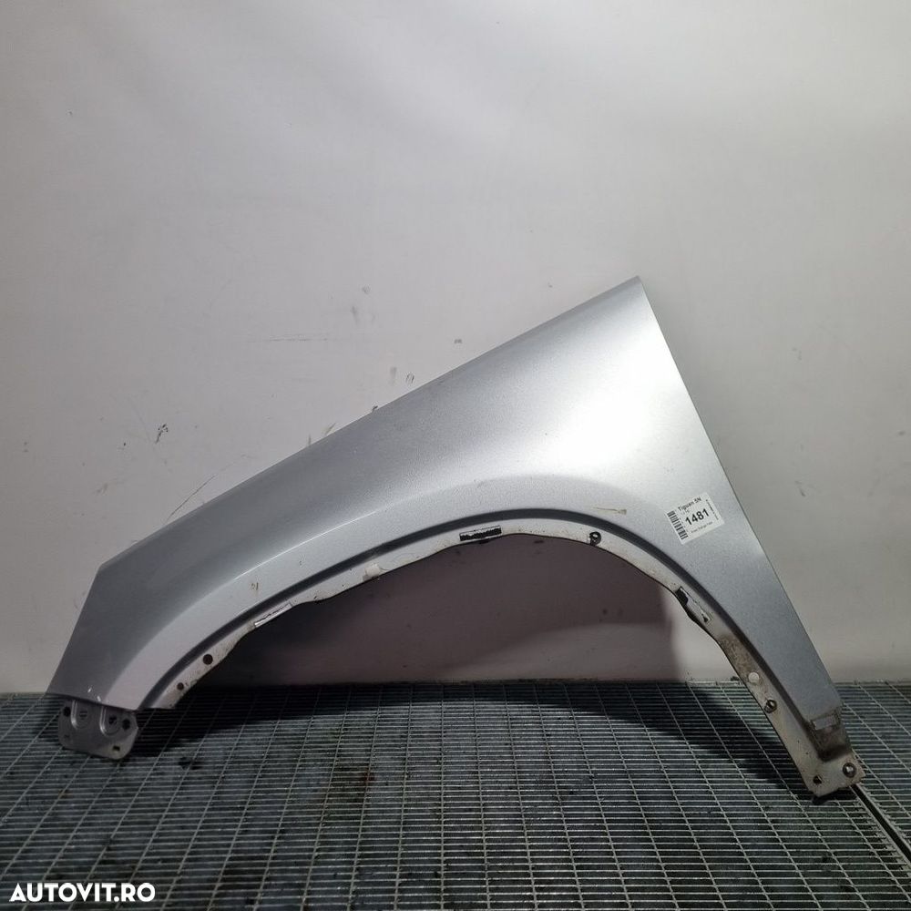 Aripa Stanga Fata Volkswagen Tiguan 5N 2007 - 2011 4 Usi SILVER (1481) - 1