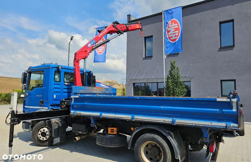 MAN TGM BL 4x2 HDS HMF 810-K1 MCS + nowy żuraw kran crane - 5
