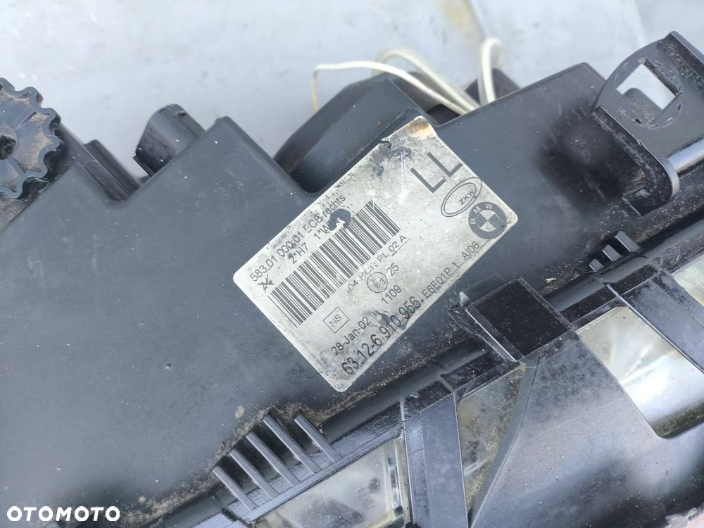 BMW E46 LIFT FL LAMPA PRZEDNIA LEWA PRAWA RINGI EUROPA 6910955 6910956 - 7