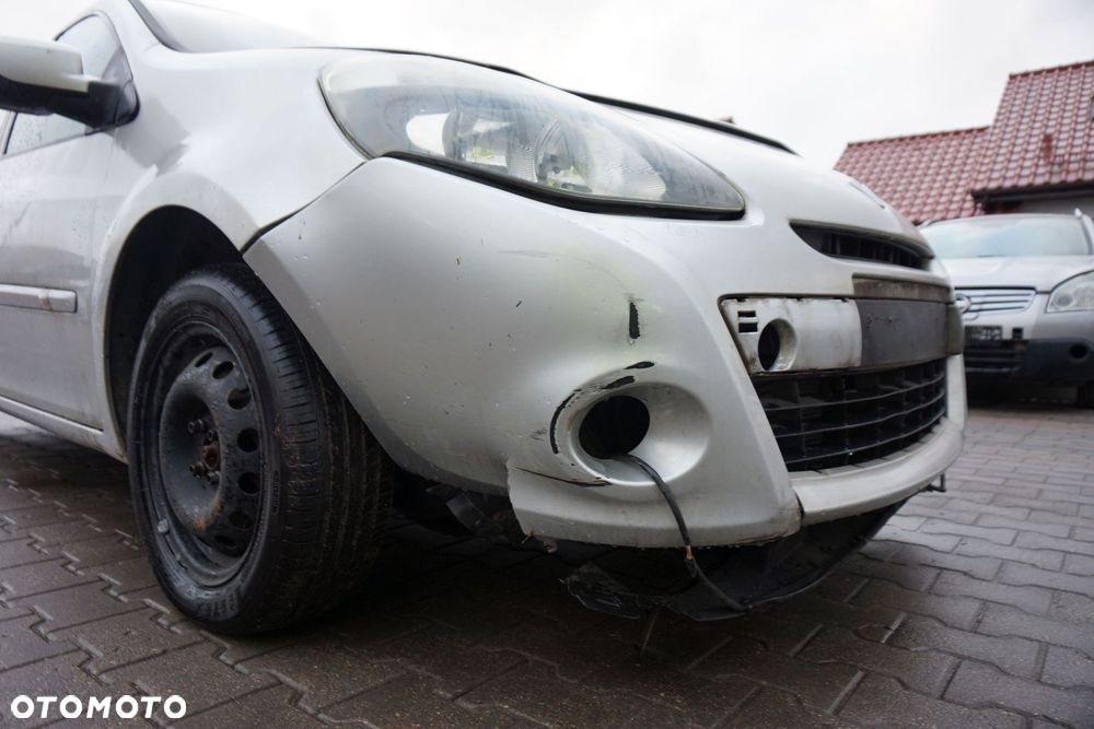 MASKA ZDERZAK BŁOTNIKI LAMPY CLIO III PH2 LIFT TED69  RENAULT 2009-2012 SREBRNY PRZÓD KOMPLETNY - 2