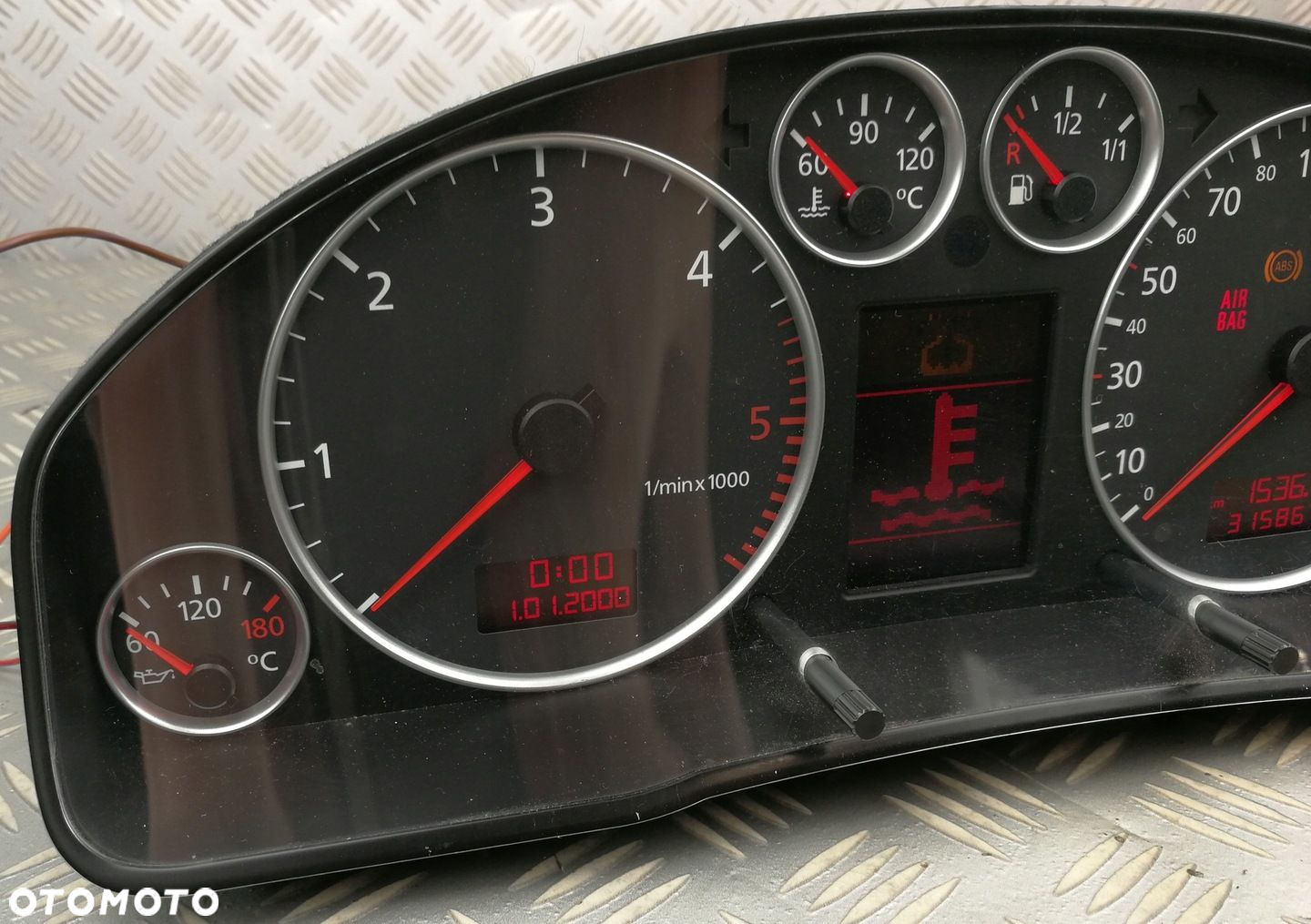 4B0920933M licznik zegary wyświetlacz pełen fis AUDI A6 C5 2,5 TDI EUROPA - 5