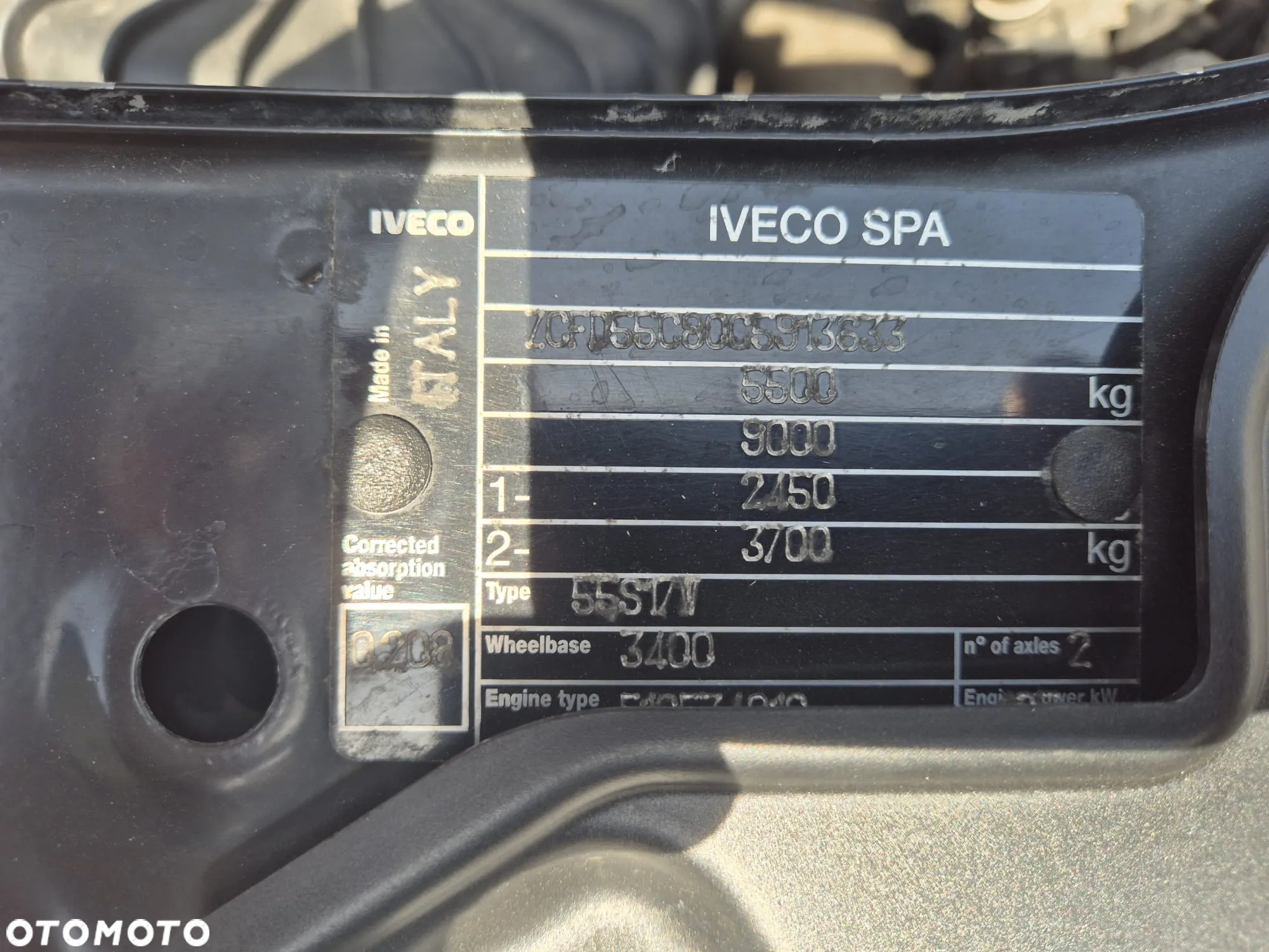 Iveco Daily 55S17W | 4X4 | 3.0L | Doka | 7 osób | Skrzynia z Kontenerem | Kamper | Do Zabudowy | Plandeka - 22