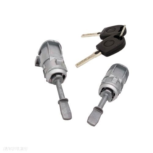 Set yale inchidere Skoda Superb, 202008, Vw Lupo, 192005, Golf 5, Passat, 192005, Audi A6, 192005, Seat Arosa, 192004, cu chei, cu 2 butuci blocare usa, usa fata partea stanga/dreapta, tija de 44 mm - 1