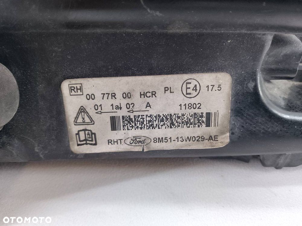 LAMPA PRZÓD PRAWA FORD FOCUS II FL 8M51-13W029-AE - 9