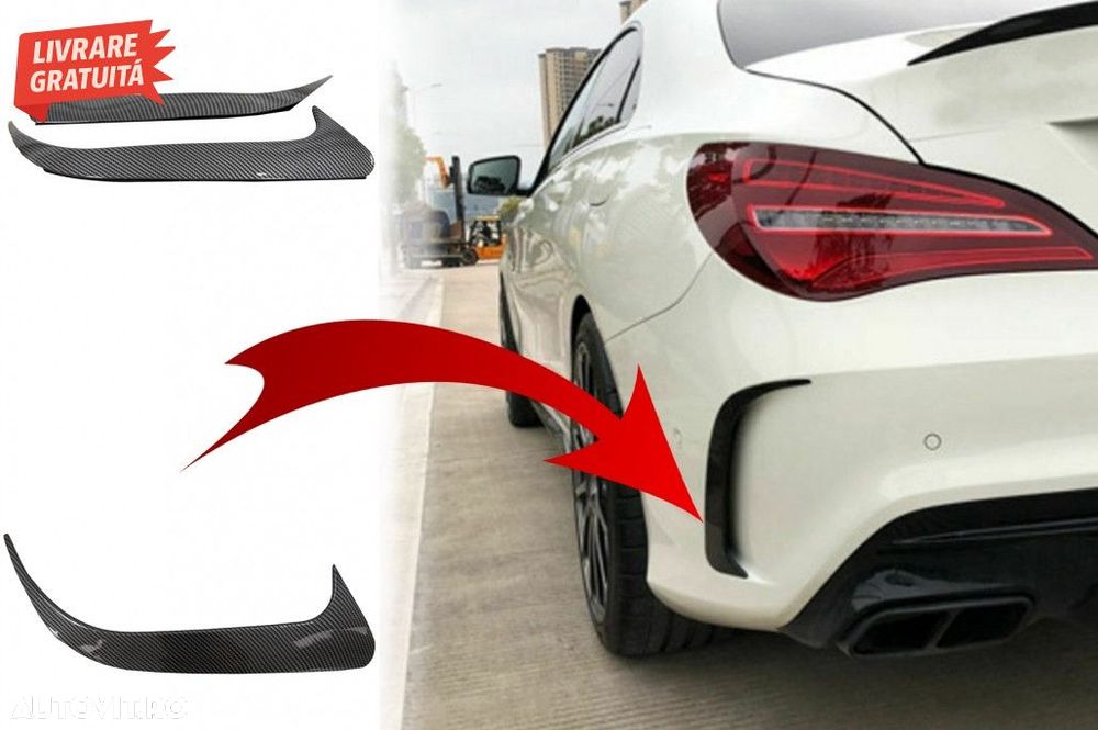 Ornamente bara spate flapsuri Mercedes CLA W117 (2014-2018) Carbon Edi - 1