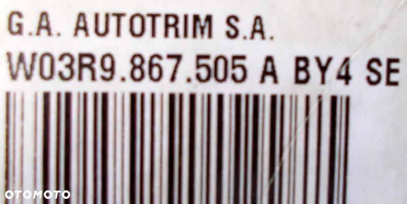 SEAT EXEO KOMBI PODSUFITKA JASNA SZARA 3R9867505A - 7